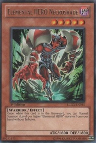 YU-GI-OH! - Elemental Hero Necroshade (LCGX-EN015) - Legendary Collection 2 - 1st Edition - Rare