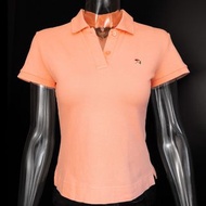 美國Arnold Palmer雨傘牌粉橘色短袖 POLO衫