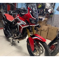 Standard Height CRF1000 L Motorcycle Accessories Windshield Black and Transparent FOR Honda CRF1000L