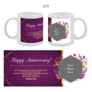 L11 Anniversary Color Changing Mug Photo Print Ceramic Mug Coffee Mug Love Mug Couple Gift For Her G