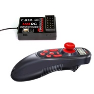 Zhiju ตัวควบคุมระยะไกล2.4GHz 6CH DS600 HOTRCพร้อม F-06A 6ช่องสัญญาณตัวรับสัญญาณสำหรับอาร์ซีเรือประมง