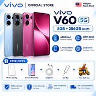 🔥VIVO V60 5G 8GB+256GB | 5G Smartphone | ZEISS 50MP Camera | 6500mAh Battery | Dual SIM | 2 Years Se