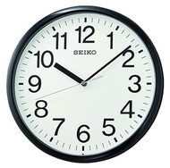 SEIKO 12 Inch Business Wall Clock, Black