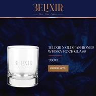 3Elixir X Old Fashioned Whisky Rock Glass 303ML