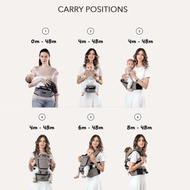 MiaMily Hipster Plus 2-in-1 Baby Carrier & Hip Seat (Designed in Switzerland)