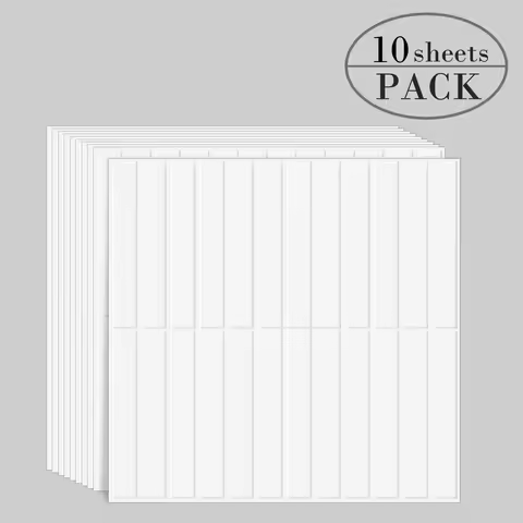 10Pieces 3d Brick Waterproof Wall Tiles Bathroom Self Adhesive Oil-proof Wallpaper For Kitchen Bathr