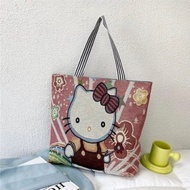 Beg Tote Cartoon Cute Hello Kitty , Doreamon , etc Women Bahu