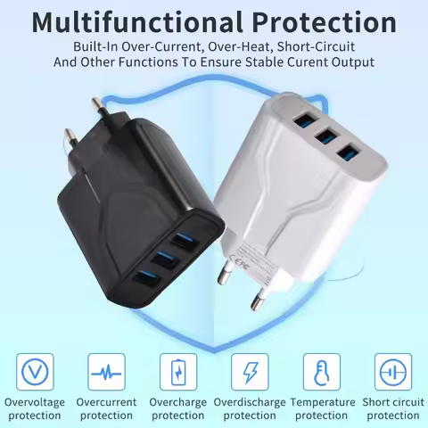 USB Charger Mobile Phone Charger Fast Charging For Xiaomi Samsung Huawei P70 Travel Charger Adaptor