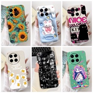 Tecno Camon 30 5G CL7 Case Camon 30 CL6 Aesthetic Cute Cat Fashion Funny Silicone Shockproof Phone C