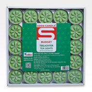 [Apricot Candle Collection] Box of 100 apricot tealight candles S Teelichter Eden Candle EDC0382 bur