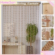 HomeSari Beaded String Curtain 1x2m Polyester Lantern Shaped Decorative String Curtain Door Curtain