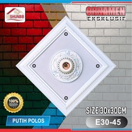 Ornamen Lampu PVC / Ornamen Plafon PVC / Fitting Lampu / Rumah Lampu Hias /Piting Lampu/Tempat Lampu