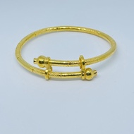 Gelang Tinju Pasir Perhiasan Lapis Emas 24K