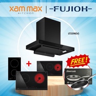 Fujioh - FR - HT2190V Package / Chimney Cooker Hood / Induction Hob / Ceramic Hob