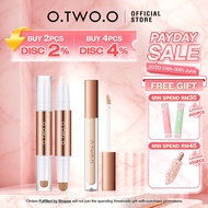 O.TWO.O 2PCS/Set Concealer Foundation + 3D Contour Stick 2 in 1 Highlighter & Contourter