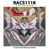 RAPIDO COVER SET CUSTOM Y15ZR V2 MX-KING WHITE-RED🇻🇳