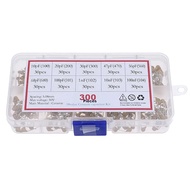 300pcs 10value Monolithic Ceramic Capacitor Assortment Kit Mixed pack Box 50v 10pf 20pf 30pf 47pf 56