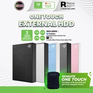 Seagate One Touch External HDD with Password Protection - USB 3.0 for Windows and Mac / Hard Drive -