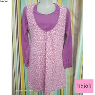 PRELOVED Tshirt Nursing Selak Aqeela Murah /Muslimah Nursing Tshirt/Breestfeeding Tshirt/Tshirt Meny