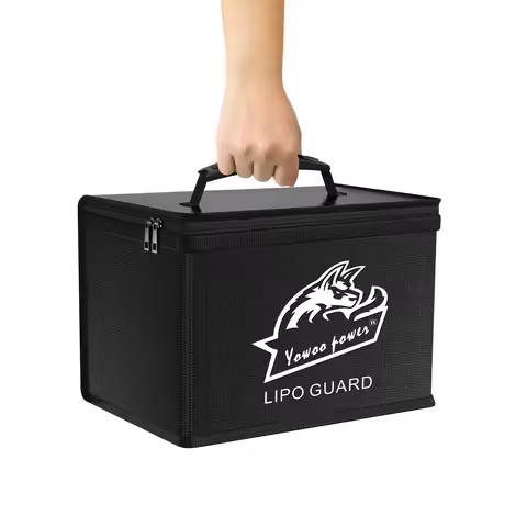 Yowoo Lipo Bag Fireproof Safety Bag Large Capacity Storage Guard Battery RC Parts Waterproof Explosi