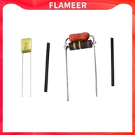 [FlameerMY] Electric Guitar Volume Bleed Circuit Kit, Guitar Cap Capacitor with Resistor