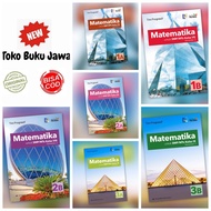 SALE Junior High School Mathematics Book 1A 1B 2A 2B 3A 3B Junior High School Grades 7 8 9 Erlangga 