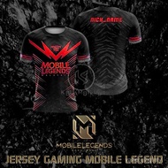 Esport Jersey Custom New Jersey Gaming Custom/baju Ml Mobile Legend/baju Ff Free Fire/jersey Kaos Co