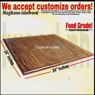 1x24x24 magkuno wood TABLE TOP