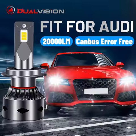 H7 LED Headlights 20000LM Canbus H11 HB3 HB4 H8 H9 9005 9006 6000K CSP Chips No Error For Audi a5 b8