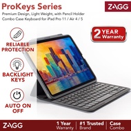 Zagg Prokeys Keyboard iPad Pro 11 M1 2021 / Air 4 / 5 - Smart Folio