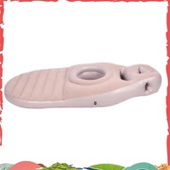 Sleeping Support Inflatable Pillow PVC Belly Hole Comfortable Safe Inflation