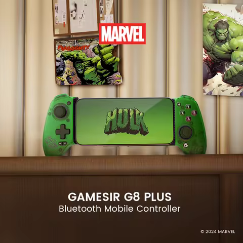 GameSir G8 Plus Bluetooth Mobile Controller — Hulk & Thanos Marvel Limited Edition, Hall Effect Joys