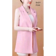 SLEEVELESS SCUBA OUTER BLAZER BLAZER WOMAN