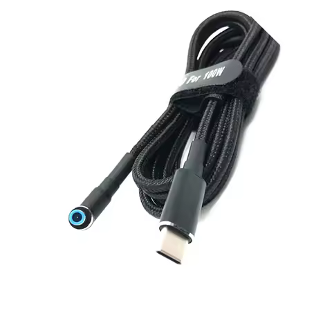 USB C To Laptop Charging Cable Adapter Type C To DC 4.5 X 3.0Mm Converter 100W PD Power Charger Supp
