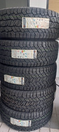 ยางใหม่ค้างปี hankook dynapro at2 265/65R17 ยางใหม่ปี22 (รวมยาง4เส้น)แถมจุ้มลมฟรี4ตัว