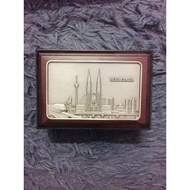 Clearance Stock KL Pewter KL design jewellery box quality wood jewellery box