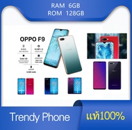 โทรศัพท์ราคาถูก OPPO F9 6.3นิ้ว 6GB RAM+128GB ROM จอใหญ่ New smartphone Android8.1 phone รองรับเกม