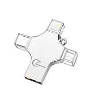 Ingelon Usb Flash 16gb 32gb 64gb 128gb Pendrive USB-C Type C encrypted usb Ankh Cross DJMusic Metal usb flash drive for iphone