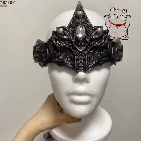 High end customized 3D printed fireproof queen crown eye mask mask cosplay props sell well