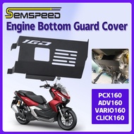 【SEMSPEED】For ADV160/PCX160/Click160/Vario160 Motorcycle Engine Bottom Guard Cover Engine Protector