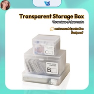 EEMDesktop Storage Box Office Supplies Storage Box Stationery Storage Box Card Storage Box Dustproof