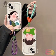 OPPO Reno11 F Reno 11 5G Reno 11 Pro Reno 10 5G Reno 10 Pro 5G Reno 8T 5G Reno 8T 4G Reno 8Z Reno 7Z Reno 8 Reno 5 Reno 7 4G Reno 6 Cute and Funny Girl Shockproof TPU Phone Case