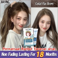 tidak pernah pudar FENKANG Pewarna Rambut cat rambut100ML*2  permanent korea Tidak merusak Plant Hea