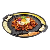 Korean Multi-Function Round Grill Pan / Frying Pan / Korean BBQ / Non Stick / Steamed Egg
