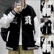 R Men's Varsity Baseball Jacket Full PrintWanita | Vintage Men's Varsity Jacket | Men's Baseball Jac