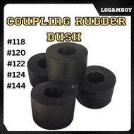 RUBBER BUSH FLEXIBLE COUPLING BOLT NUT 124 118 120 122 144 BUSH GETAH