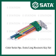 SATA 09702CH COLOUR SERIES 9PC TORX HEX KEY SET