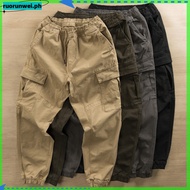 Mens Pants DICKIES Loose Lace-Up Ankle-Beam Overalls Outdoor Trendy Washed Retro Khaki Casual