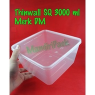 promo Thinwall Square 3000 ml / Thinwall Kotak ( SQ ) 3000 ml DM isi