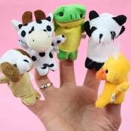 10pcs Cute Kids Love funny Velvet Animal Finger Puppets gift for children